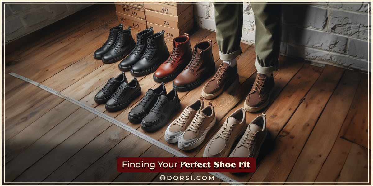 Choosing the perfect fit shoes from various types of shoes 